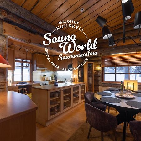 Kuukkeli Log Houses Teerenpesae - Premium Suite A48 Saariselkä Exteriör bild