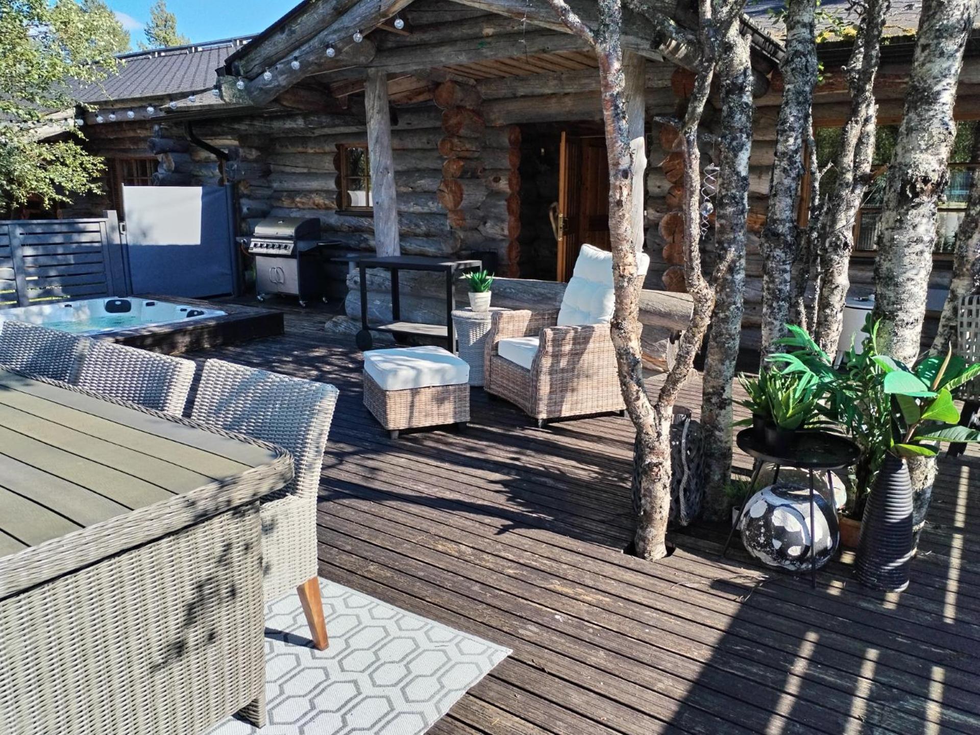 Kuukkeli Log Houses Teerenpesae - Premium Suite A48 Saariselkä Exteriör bild