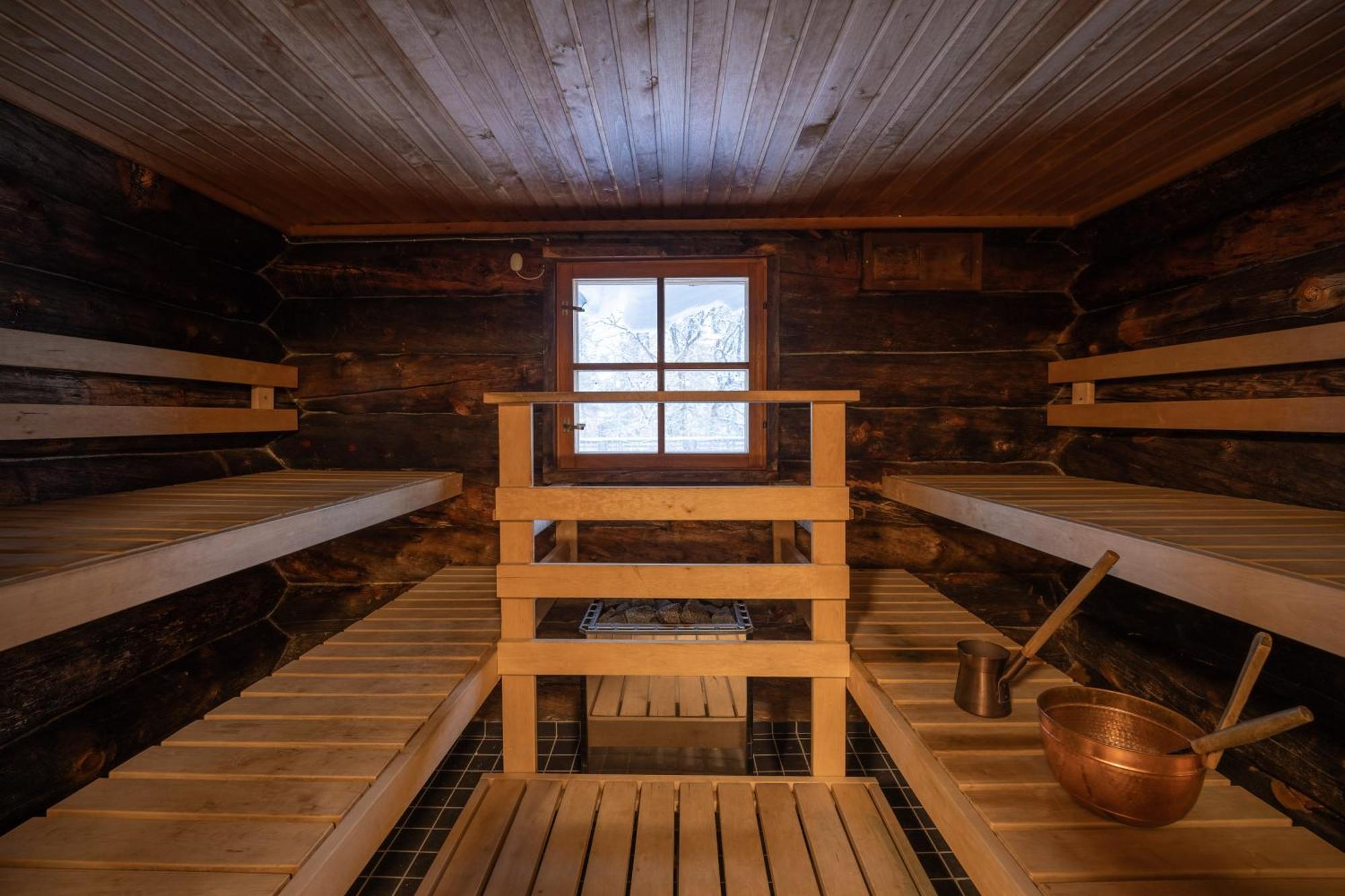 Kuukkeli Log Houses Teerenpesae - Premium Suite A48 Saariselkä Exteriör bild