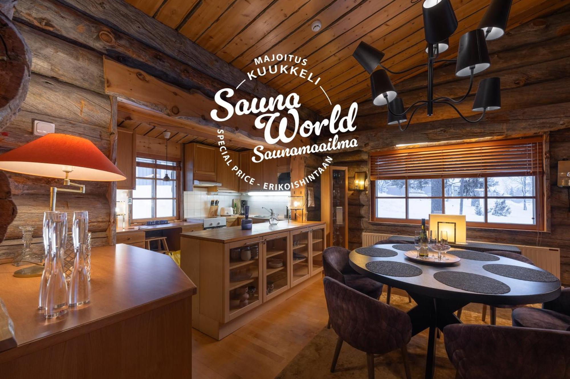 Kuukkeli Log Houses Teerenpesae - Premium Suite A48 Saariselkä Exteriör bild
