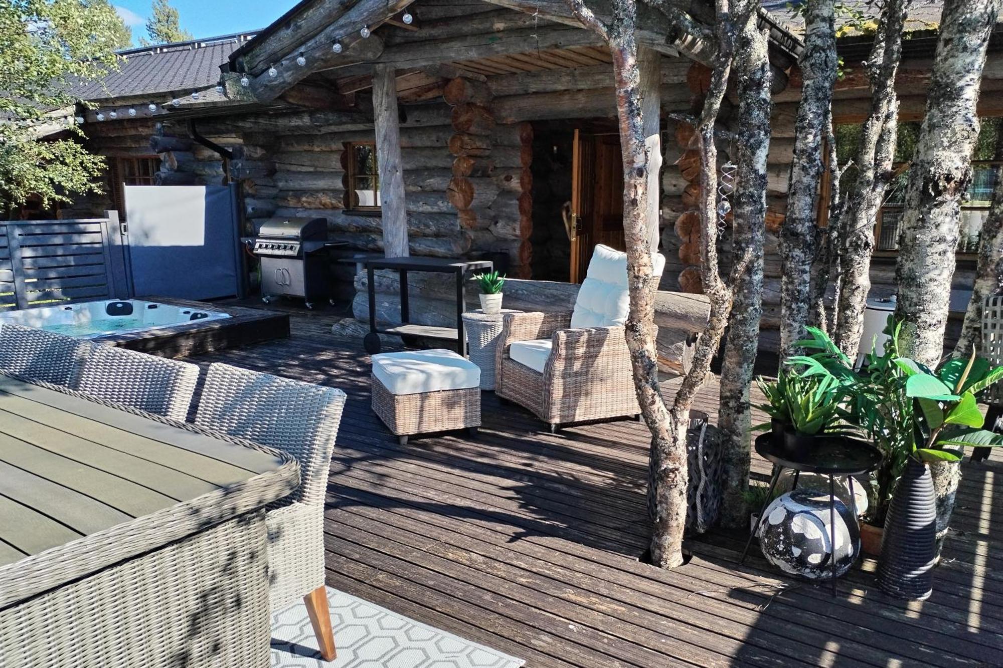 Kuukkeli Log Houses Teerenpesae - Premium Suite A48 Saariselkä Exteriör bild