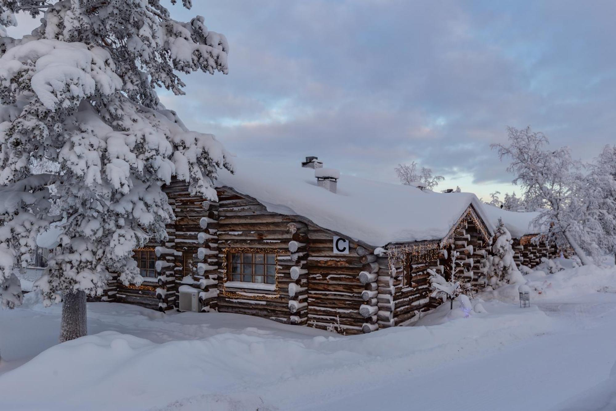 Kuukkeli Log Houses Teerenpesae - Premium Suite A48 Saariselkä Exteriör bild