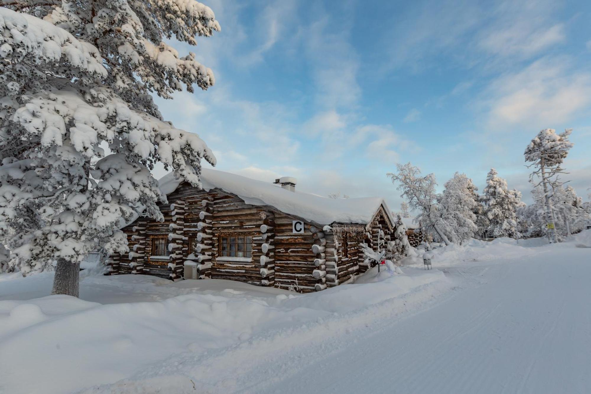 Kuukkeli Log Houses Teerenpesae - Premium Suite A48 Saariselkä Exteriör bild