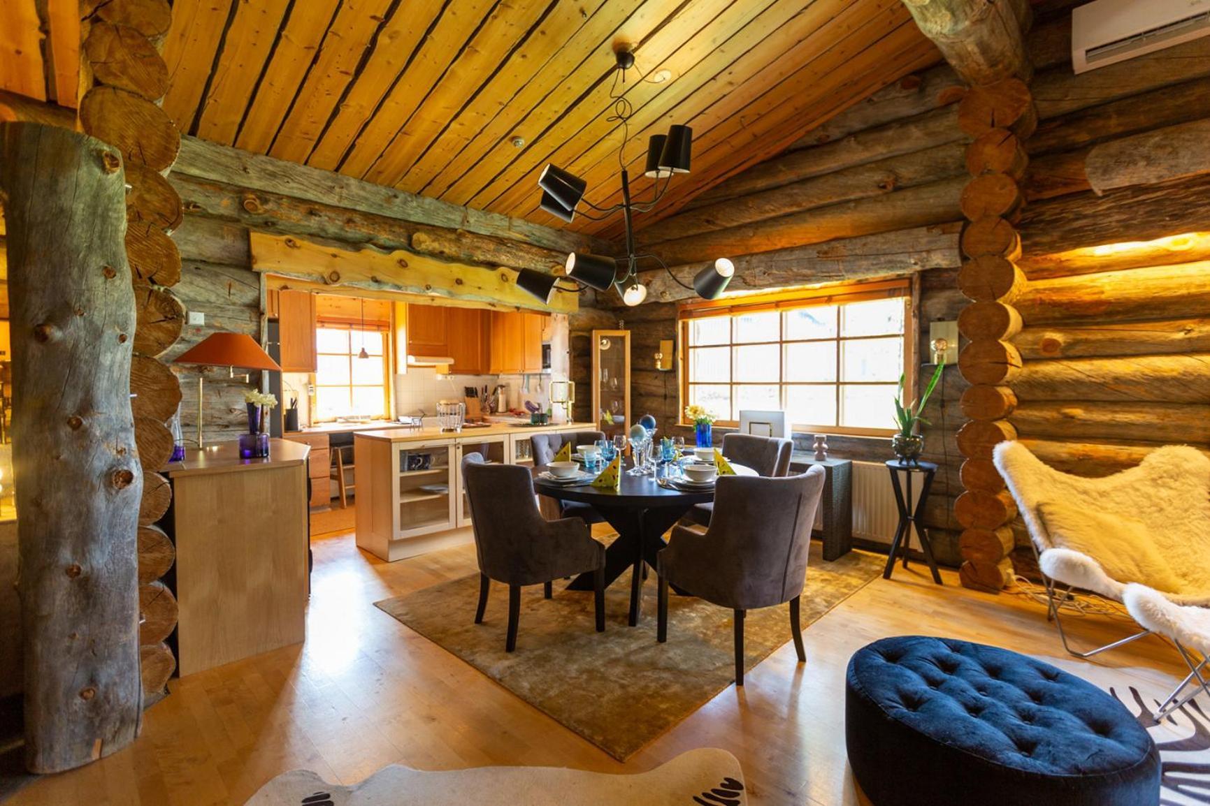 Kuukkeli Log Houses Teerenpesae - Premium Suite A48 Saariselkä Exteriör bild