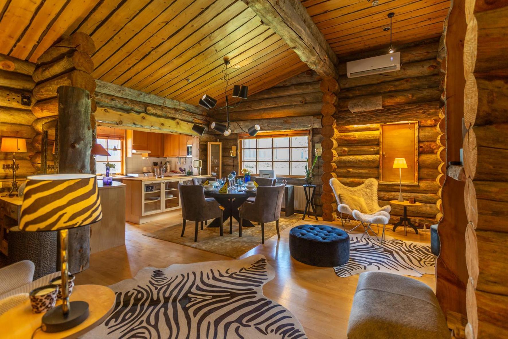 Kuukkeli Log Houses Teerenpesae - Premium Suite A48 Saariselkä Exteriör bild