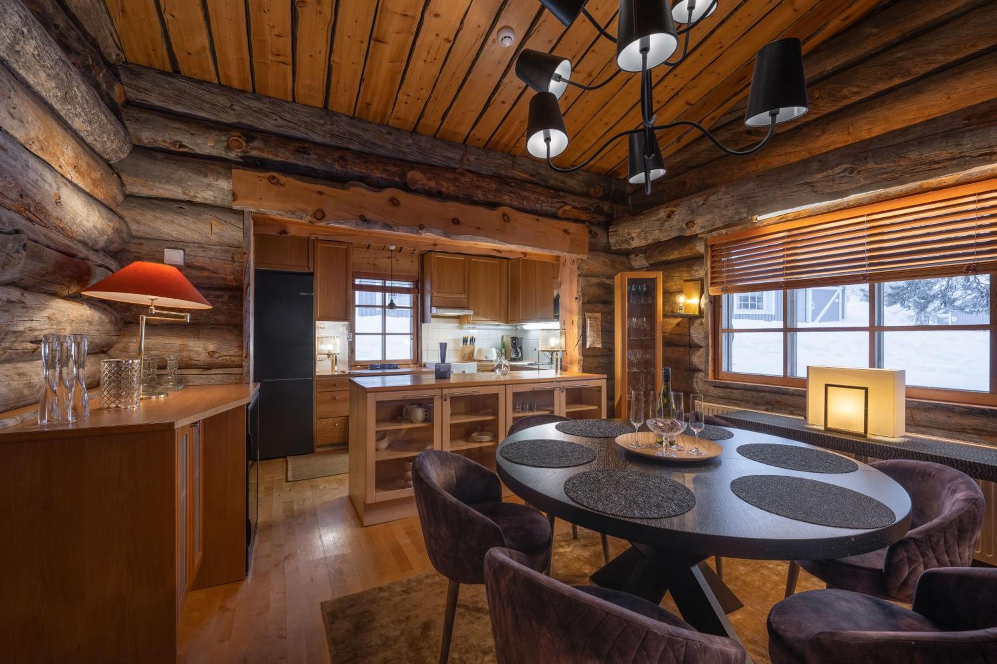 Kuukkeli Log Houses Teerenpesae - Premium Suite A48 Saariselkä Exteriör bild